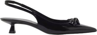 Stuart Weitzman Rosie 35 Leather Slingbacks