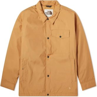 The North Face Heritage Gevoerde Coach Jacket - Heren - Outdoorjassen - Bruin - L - Polyester - Fitness