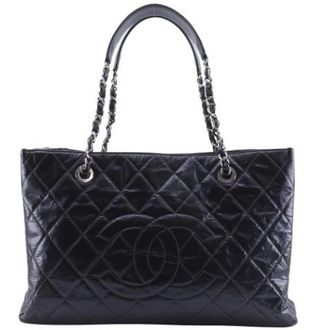 Chanel Bolso Tote de Cuero Pre-owned - Pre-owned - Mujer - Negro - ONE SIZE