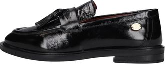 Fred De La Bretoniere Fairy Moccy Loafer - Dames - Loafers - Zwart - 36 EU - Leer - Schoenen