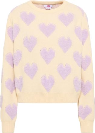 Mymo Gebreide trui Blonda Dames wolwit