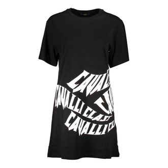 Cavalli Dames, Jurken, Zwart, Maat: XS