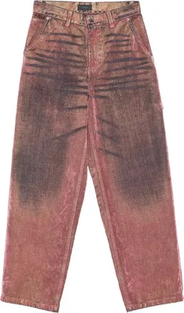 Haikure Washed-effect Hammer-loop Jeans