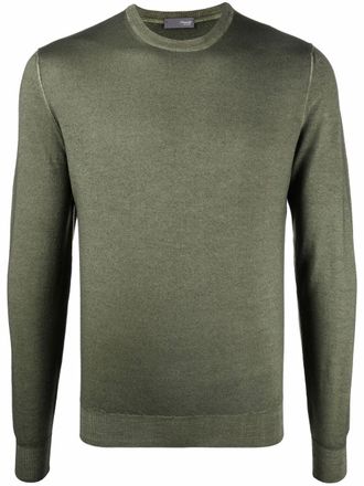 Drumohr crew-neck knit jumper - Green