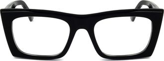 Retro Superfuture 50mm Cat Eye Reading Glasses in Black at Nordstrom Rack