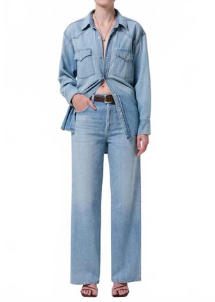 Citizens Of Humanity Annina Wide Leg Trousers In Tularosa
