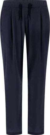 Herno Nylon Maestro Broeken - Dames - Slim Fit Broeken - Blauw - L - Nylon - Broeken