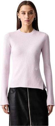 Karl Lagerfeld Jersey de punto con cuello redondo - Knitwear - Mujer - Rosa - XS
