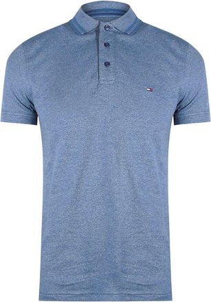 Tommy Hilfiger Mens Tommy Hilfiger Faded Indigo Polo Shirt - Blue - Size: 34