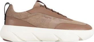 Alexander Smith Eclipse - Heren - Sneakers - Beige - 44 EU - Leer - Schoenen