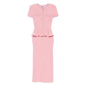 Self Portrait Peplum Midi Dress