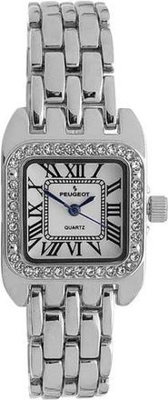 Peugeot Panther Small Square Tank Bracelet Watch- 24MM in Silver at Nordstrom