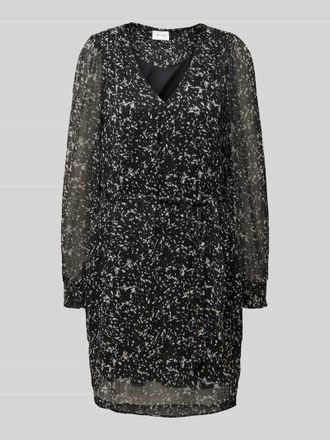 Vila Minikleid mit Bindeg&uuml;rtel Modell FALIA in Black, Gr&ouml;&szlig;e S