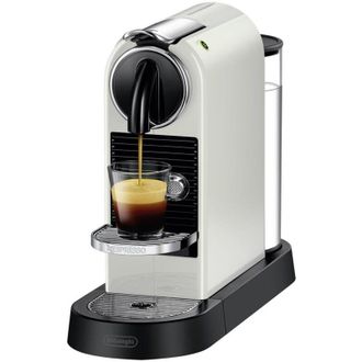 DeLonghi Nespresso Delonghi Citiz En167.w - Cafetera Monodosis De C&aacute;psulas Nespresso, Compacta, 19 Bares, Apagado Autom&aacute;tico, Color Blanco