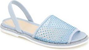 Kenneth Cole Reaction Saavi Rhinestone Mesh Sandal in Sky Blue Crystal Mesh at Nordstrom Rack, Size 6.5