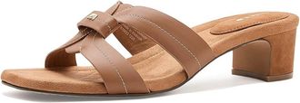 Birdies Kiwi 40 Icon Leather Womens Sandals Tan Leather : 9.5 M