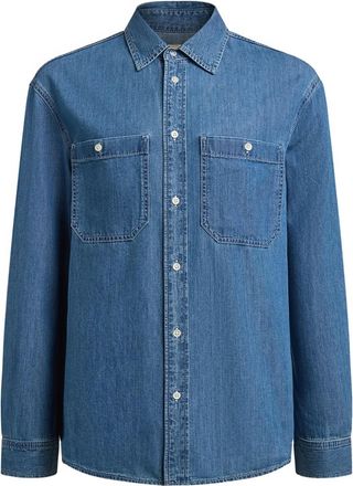 12 Storeez Camicia denim leggera - Blu