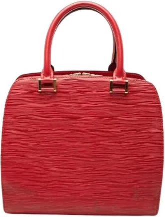 Louis Vuitton Pre-owned Pont Neuf - Dames - Vintage Handtas - Rood - ONE Size - Leer - Vintage