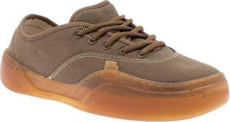 ERL Mens Low Top Sneaker Skate Brown Cotton Trainers