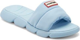 Hunter Coast Water Resistant Slide Sandal in Light Blue 450 at Nordstrom, Size 11