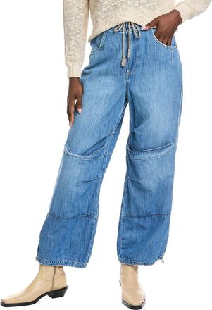 Free People We The Free Logan Blue Cinched Cargo Jean