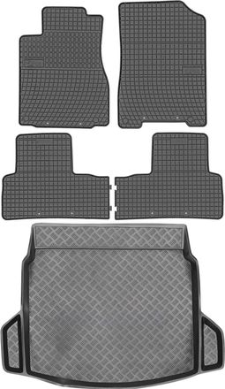 OEM Juego De Alfombrillas De Goma Para Coche Y Alfombrilla Para Maletero Para Honda Cr-v Iv Suv (2012-2018)