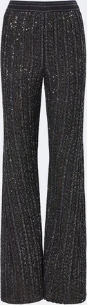 Missoni Knitted sequined flared pants