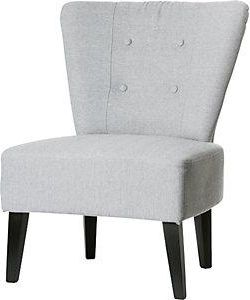 Paperflow Paperflow - Sill&oacute;n Brighton Patas De Madera Maciza Gris Claro