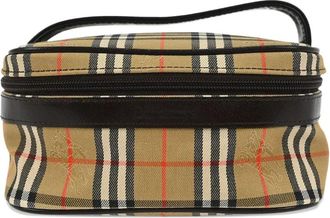 Burberry Trousse con motivo a quadri 1990-2000 - Toni neutri
