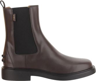 Tod's Schoenen, Dames, Bruin, 40 EU, Leer, Chelsea Boots