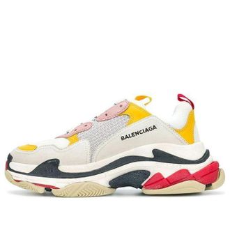 Balenciaga (WMNS) Balenciaga Triple S Sneakers White Yellow 517335W09O59035