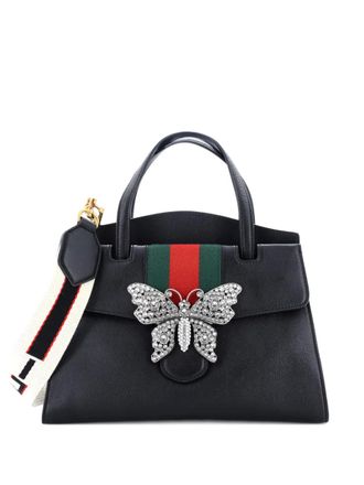 Gucci Totem Top Handle Bag Leather Medium tote bag - Black