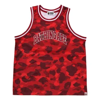 A Bathing Ape Color Camo Jersey Red 1I30-108-019-RED