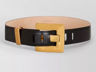 Balmain anthem calfskin belt 45 cm adjustable