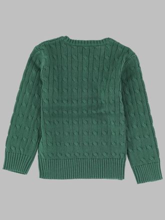 Polo Ralph Lauren Cable-Knit Cotton Sweater - Green