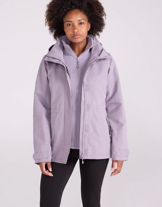 Mountain Warehouse Womens Mountain Warehouse Womens/Ladies Fell II 3 In 1 Jacket - Purple - Size: 10