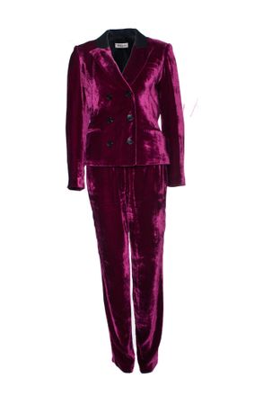 Masscob Masscob, pink velvet suit