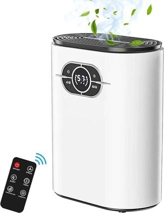 OEM Deshumidificador Dom&eacute;stico De 1200 Ml Con Pantalla Digital, Mando A Distancia Y Temporizador De 24 Horas: Secado De Ropa Y Apagado Autom&aacute;tico