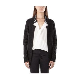 Gas Cardigans - Dames - Vesten - Zwart - S - Wol - Truien & Vesten