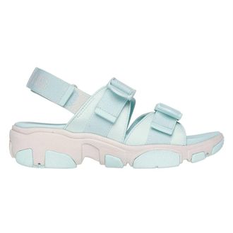 Skechers Dames/Dames Platte Hak Sandalen (Munt)