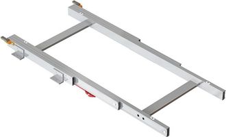 Emuca Emuca - Gu&iacute;as Para Mesa Deslizante Twice Top, Aluminio, Anodizado Mate