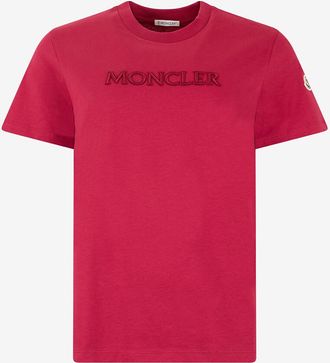 Moncler Rundhals-T-Shirt aus Jersey