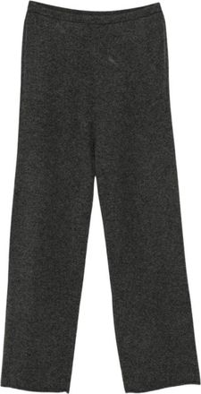 Max Mara Broeken, Dames, Grijs, M, Wol, Mmlottimo Rechte Broek