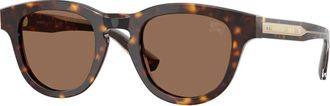 Burberry Zonnebrillen - Heren - Zonnebrillen - Bruin - 48 MM - Accessoires