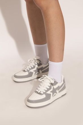A Bathing Ape Sports Shoes With Logo, Womens, Grey