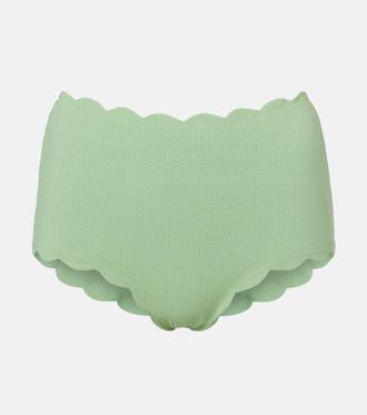 Marysia Swim Santa Monica scalloped bikini bottoms