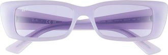 Ray-Ban Teru 54mm Rectangle Sunglasses in Violet at Nordstrom