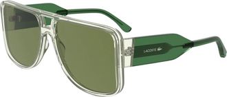 Lacoste Zonnebril L6056S Stijl 315 - unisex - Zonnebrillen - Groen - 59 MM - Accessoires