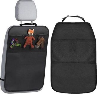 OEM Tappetino Per Seggiolino Auto - Protezione Per Sedile Posteriore Per Bambini - Impermeabile E Antimacchia - Organizer Regolabile Per Sedile Posteriore