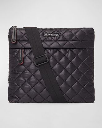 MZ Wallace Metro Quilted Flat Crossbody Bag
